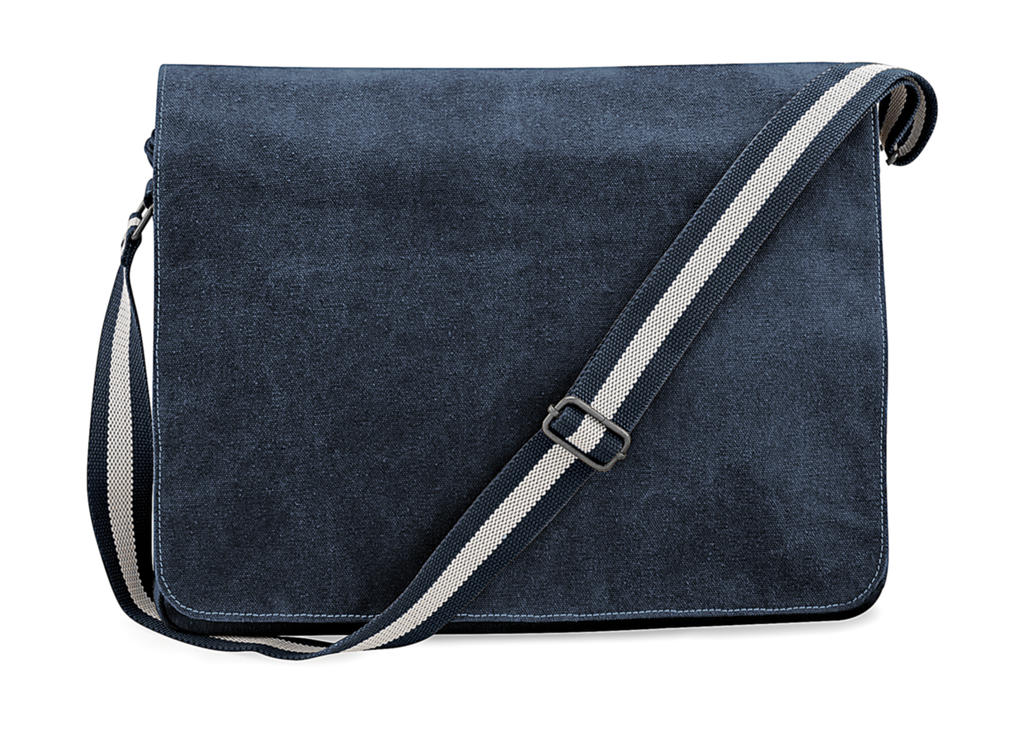 Τσάντα ταχυδρόμου Desert Canvas Quadra QD610 Vintage Oxford Navy