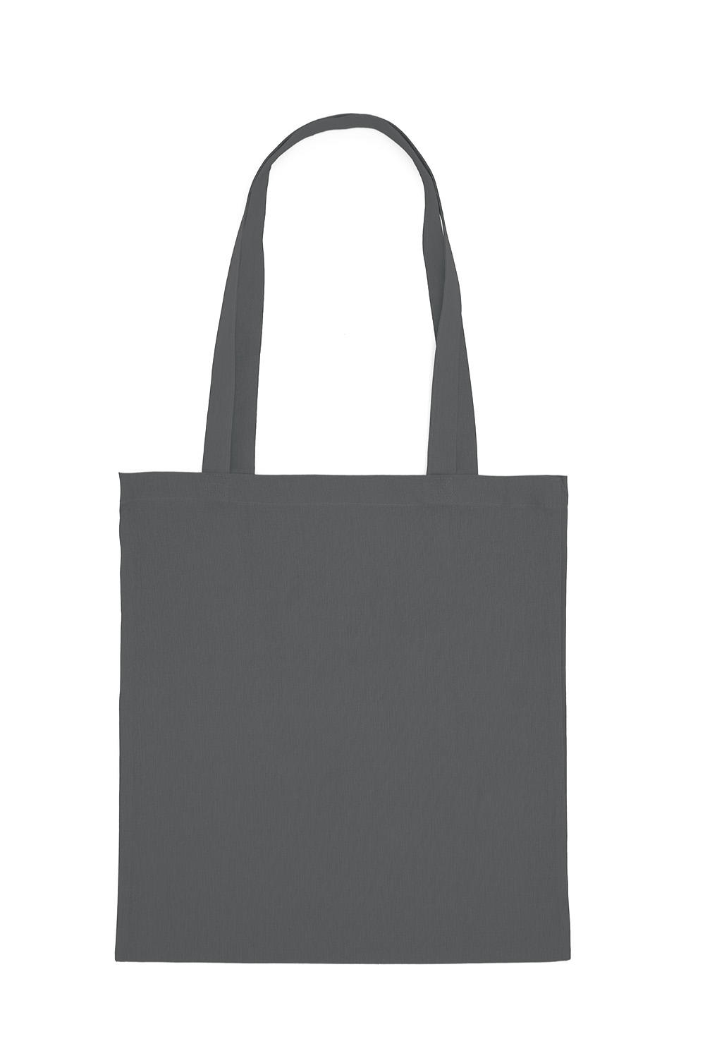Βαμβακερή Τσάντα 3842-LH Bags by JASSZ 38x42cm Charcoal