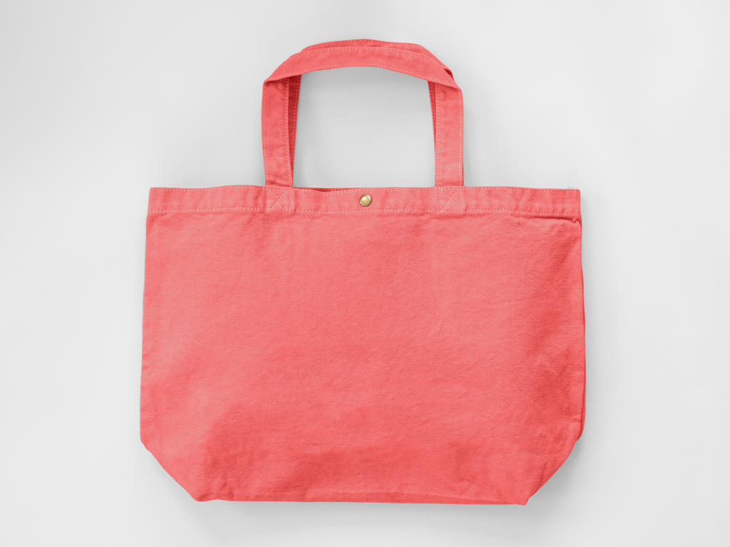Τσάντα Shopper Canvas Ca-4631 Sg Accessories Large Watermelon Είδη Ταξιδιου Shopping Bags Simple Wear