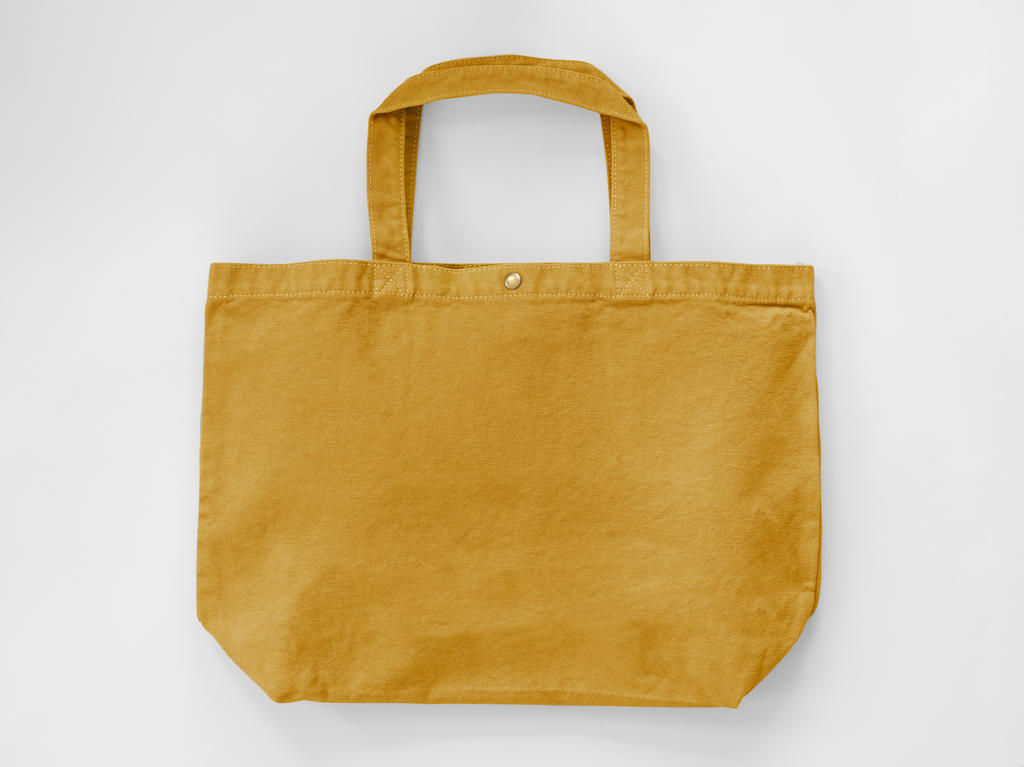 Τσάντα Ώμου Shopping Ca-4631 Jassz Large Canvas Bag Lemon Curry Είδη Ταξιδιου Bags Simple Wear