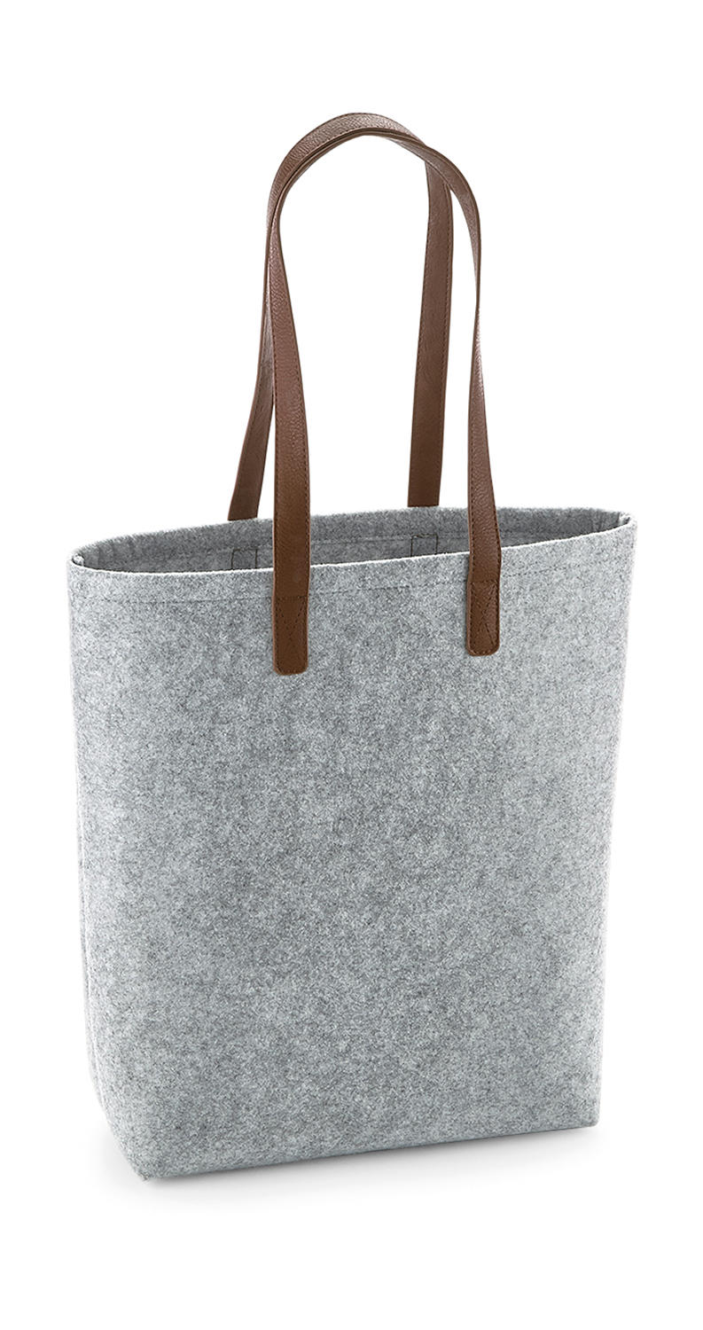 Τσάντα Premium Felt Bag BG738 Bag Base Grey Melange/Tan